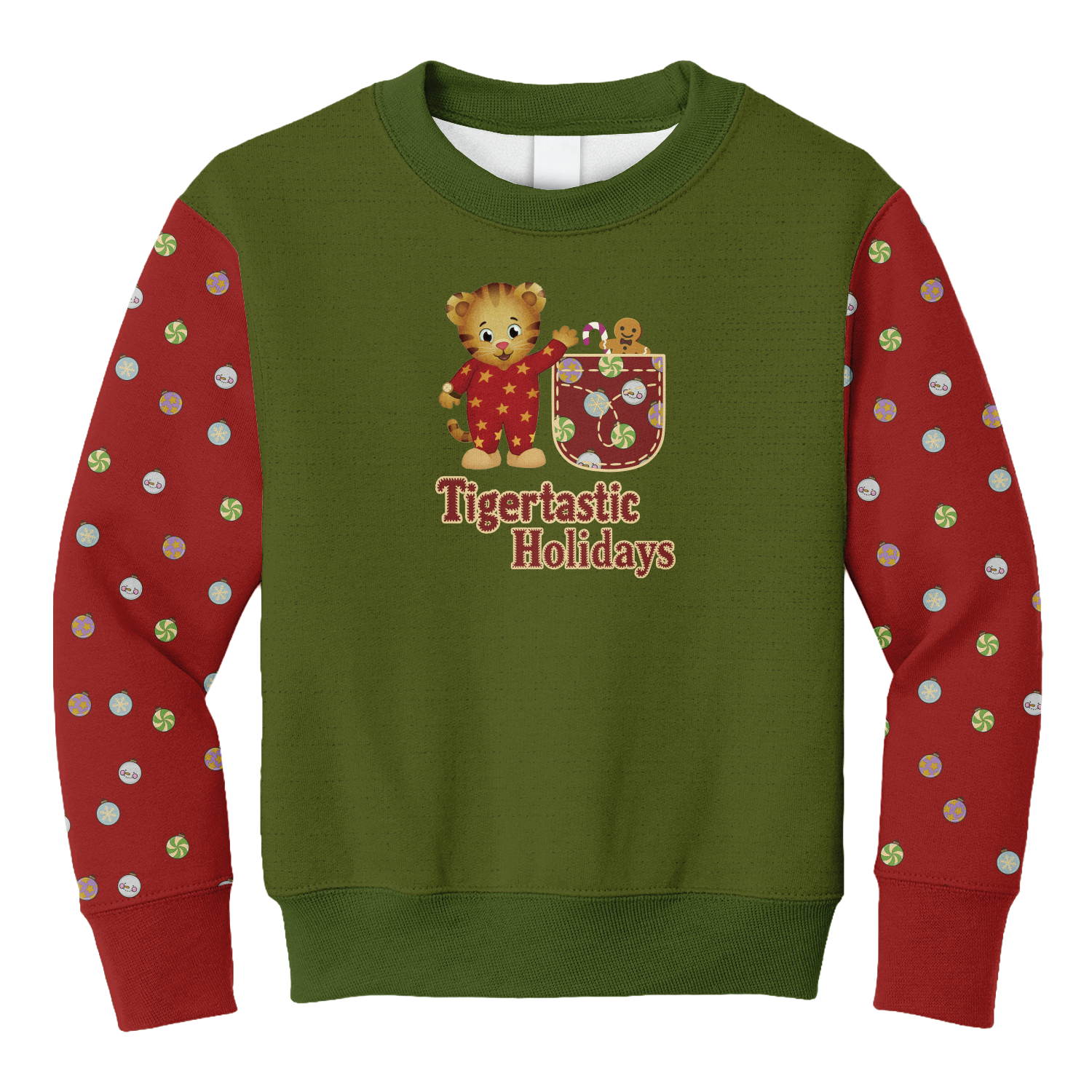 Daniel Tiger Tigertastic Holiday Sweatsuit Top - TODDLER