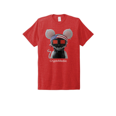MICE #90 Tri-Blend Tee (WITH TEXT) cryptomediic