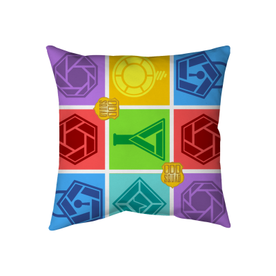 Odd Squad Icons Throw Pillow 