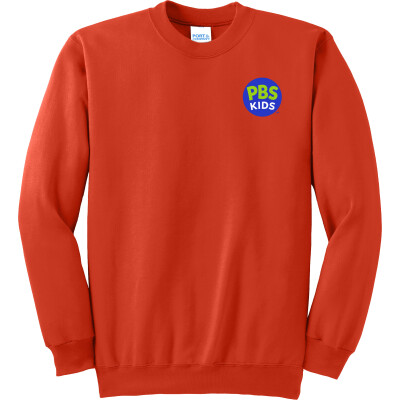 PBS KIDS Logo Essential Fleece Adult Crewneck Sweatshirt