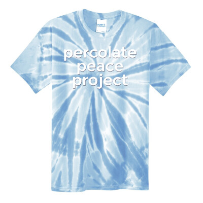 Percolate Peace Men's Tie-Dye V-Neck Tee