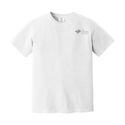 The Landing School Heavyweight 100% Cotton Tee Front Logo