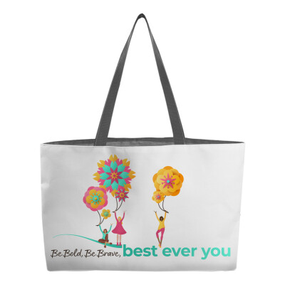 Weekender Tote - All-Over Print - Woven Handle - 24" x 13"