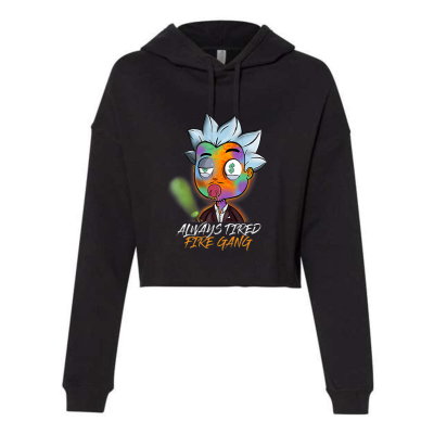 Fire Gang #257 - Independent Trading Co. - Women’s Lightweight Cropped Hooded