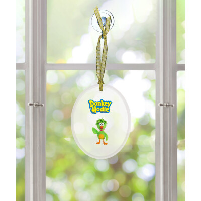 Duck Duck Glass Ornament