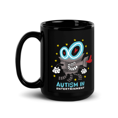 Jorge Guiterrez Autism in Entertainment Art Black Mug