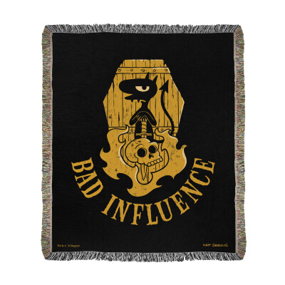 Luci Bad Influence Woven Blanket (60" x 50")
