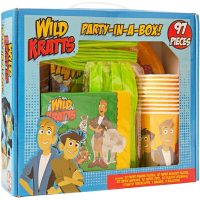 Wild Kratts Party In A Box – All-in-One Party Set for 10