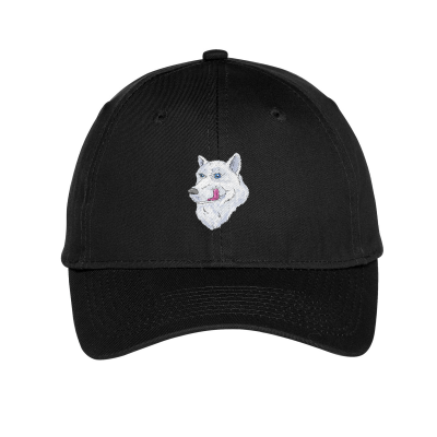 Sheba the Wolf Adult Embroidered Twill Cap