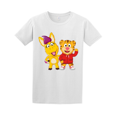 Donkey Hodie and Daniel Tiger Adult T-Shirt