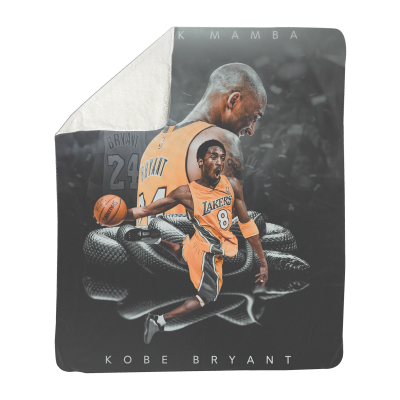 Black Mamba Kobe Bryant Fleece Blanket