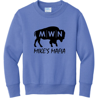 Mike's Mafia - Printed Youth Crewneck Sweatshirt
