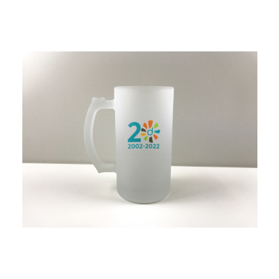 Frosted Glass Beer Stein