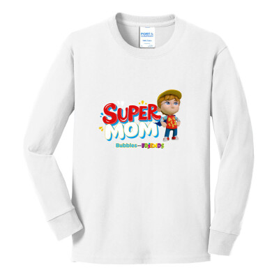 Bubbles & Friends Mothers Day Braden Children's Youth Long Sleeve T-Shirt