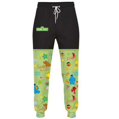 Sesame All-Star Doodles Black – Youth Joggers
