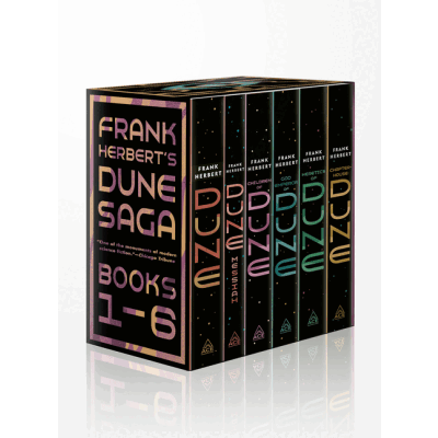 Frank Herbert's Dune Saga 6-Book Boxed Set: Dune, Dune Messiah, Children of Dune, God Emperor of Dune, Heretics of Dune, and Chapterhouse: Dune