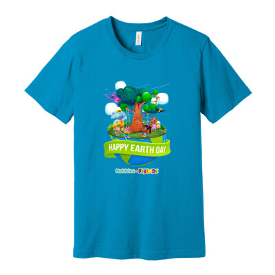 Bubbles & Friends Earth Day Planet Unisex Jersey Tee