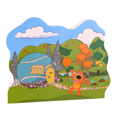 Donkey Hodie Wooden Village -  Bob Dog's Tennis Ball House
