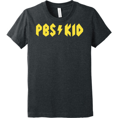 PBS KIDS Bolt Youth Heather Short Sleeve Tee
