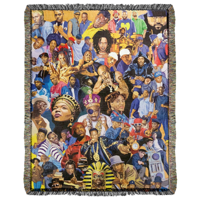 Hip Hop Legends Woven Blankets 