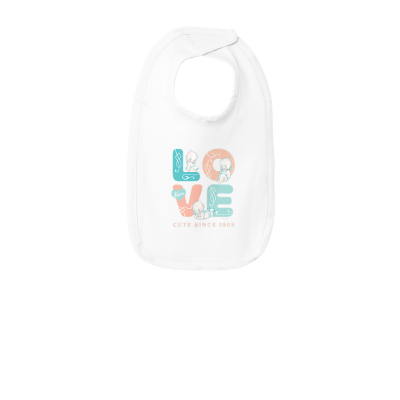 Kewpie® Bib - Rabbit Skins Infant Premium Jersey Bib