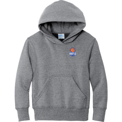Hustle Basketball - Youth Core Fleece Pullover Hooded Sweatshirt