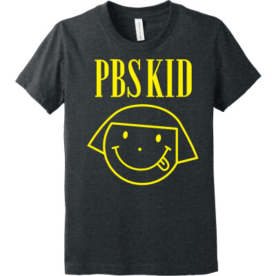 PBS KIDS Smile Youth Heather Short Sleeve Tee