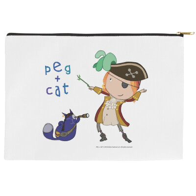 Peg + Cat "Pirate" Accessory Pouches