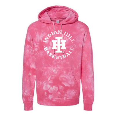 IH BASKETBALL Unisex Midweight Tie-Dyed Hooded Sweatshirt 