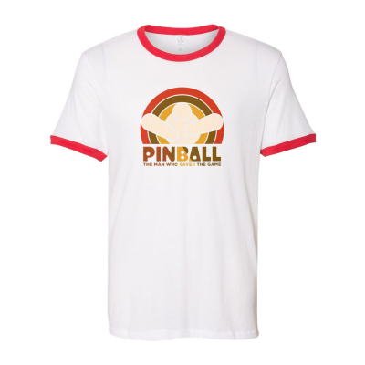 Pinball The Movie Official 70s Ringer T-Shirt