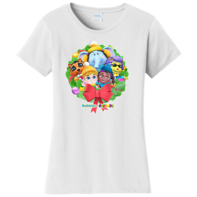 Bubbles & Friends Holiday T-Shirt- All Friends Womens Shirt