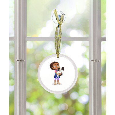 Alma and Chacho Glass Ornament