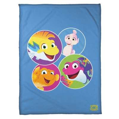Splah & Bubbles Character Blanket