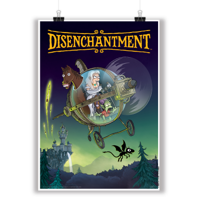 Disenchantment Part 4 Key Art Poster:  Size A2 (16.5" x 23.4")