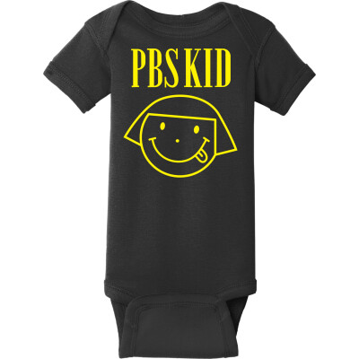 PBS KIDS Smile Infant Short Sleeve Baby Rib Bodysuit