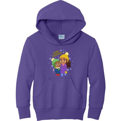 Alma and Junior "¡Feliz Navidad!" Youth Fleece Hooded Sweatshirt