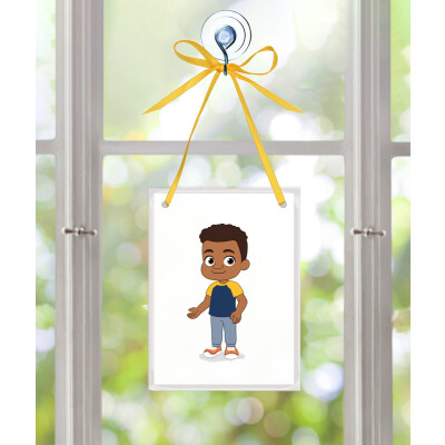 Junior Glass Ornament - Rectangle