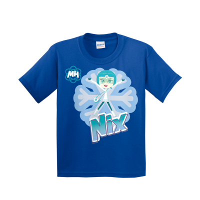 METEOHEROES "Nix" UNISEX YOUTH Heavy 100% Cotton T-Shirt
