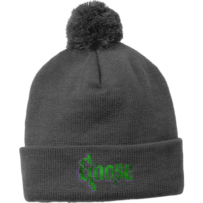 Goose-Bumps  Sport-Tek Solid Pom Pom Beanie