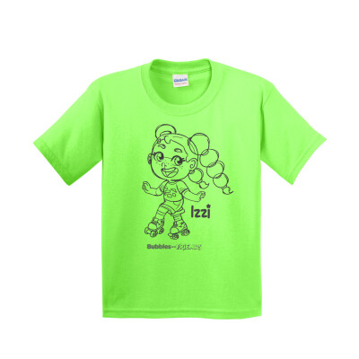 Bubbles and Friends - Happy Doodles Izzi Childrens T-Shirt