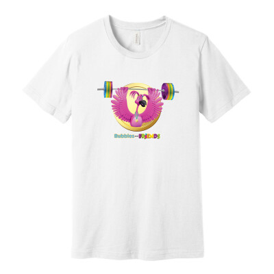 Bubbles and Friends - Summer Games Collection Flexi Weights Adult T-Shirt