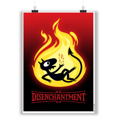 Luci Flame Poster: Size A1 (33.1" x 23.4")