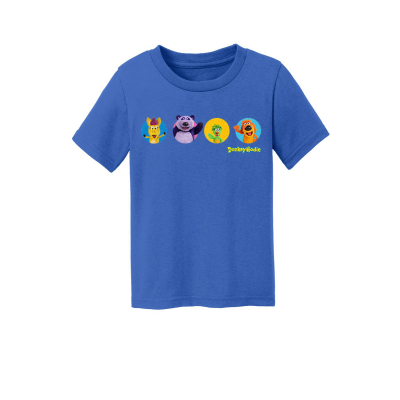 Donkey Hodie and Friends' Faces Toddler Tee