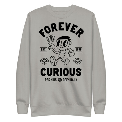 PBS KIDS Forever Curious Unisex Premium Sweatshirt | Cotton Heritage M2480