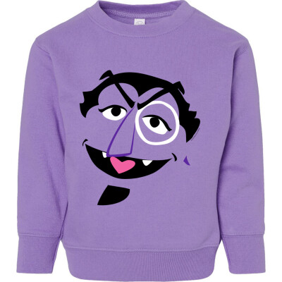 The Count Face Toddler Sweatshirt