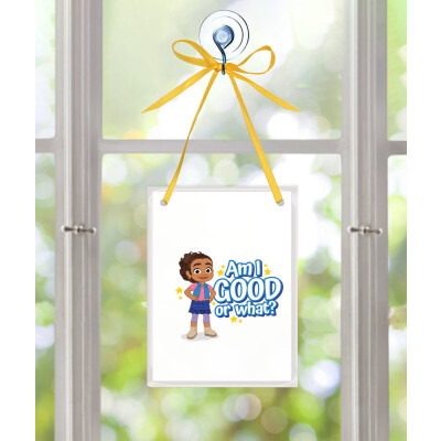 Alma Glass Ornament - Rectangle