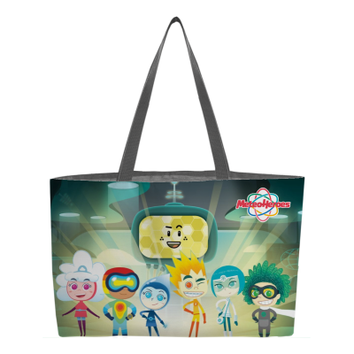 METEOHEROES All Over Printed Double-Sided Weekender Tote - Woven Handle