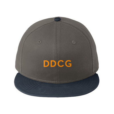 New Era Embroidered Flat Bill Snapback Cap or Similar