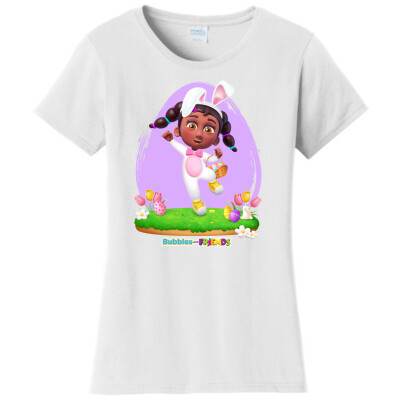 Bubbles & Friends Easter Izzy Womens T-Shirt