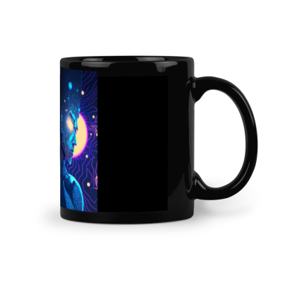 DMT #58 11oz Black Ceramic Mug GnarFather